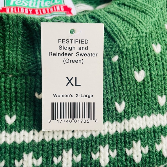 FESTIFIED NWT Holiday Sweater - Picture 6 of 15